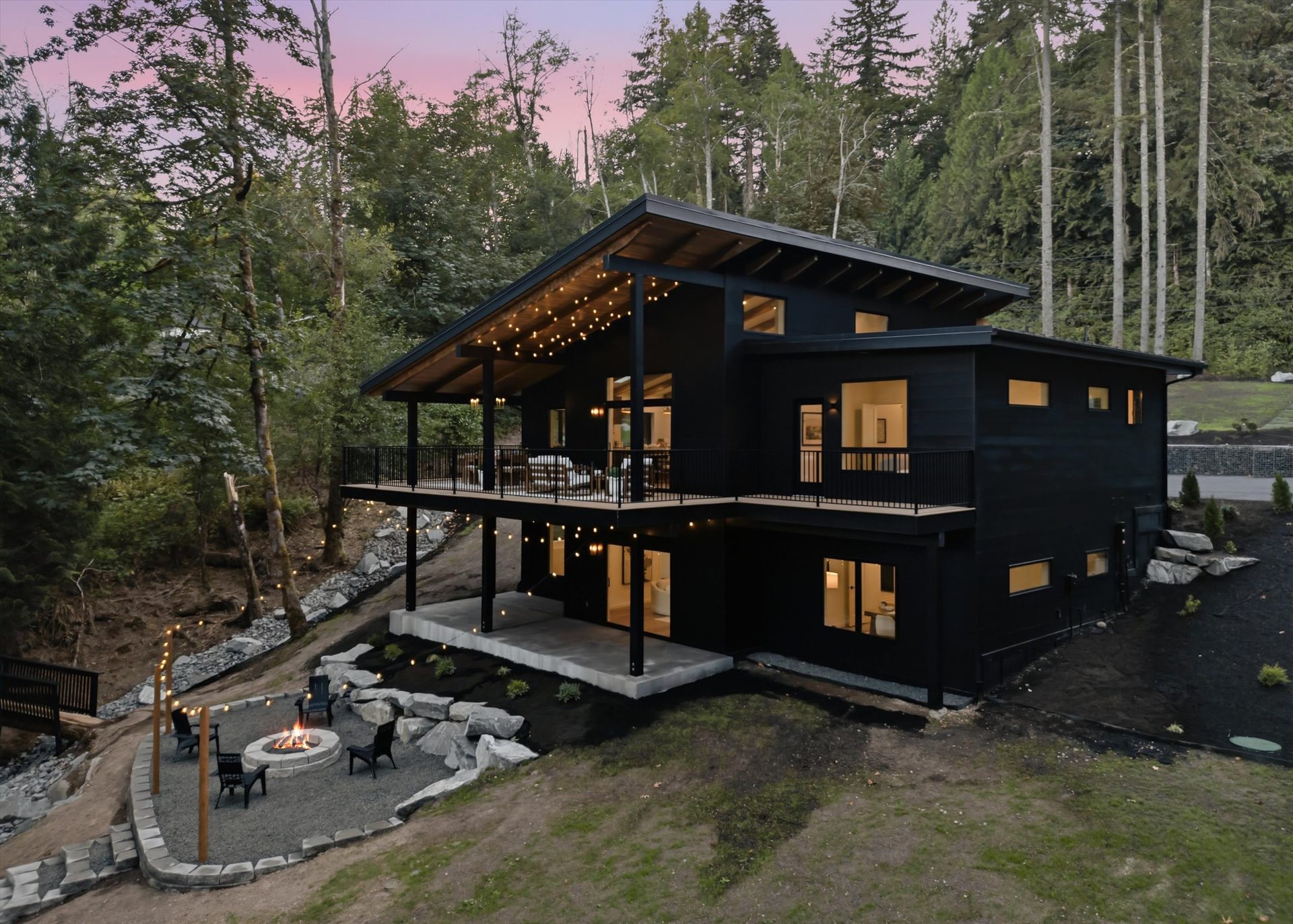 The Long Evening &middot; Deck & Fire Pit